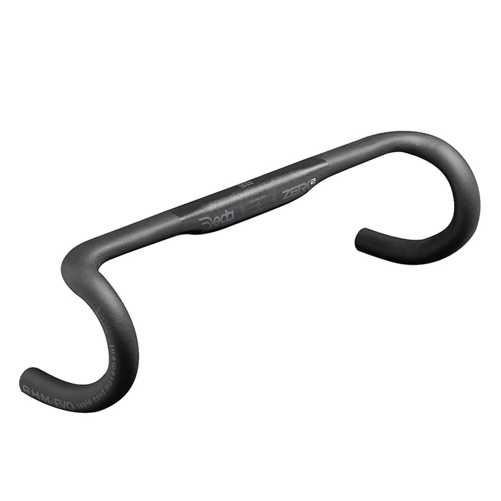 Deda Zero 2 RHM EVO 31.8mm Clamp DCR Road | Polish On Black