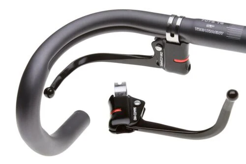 Dia-Compe 139 Curved Road Alloy Guidonnet Under Drop Brake Levers - Image 3