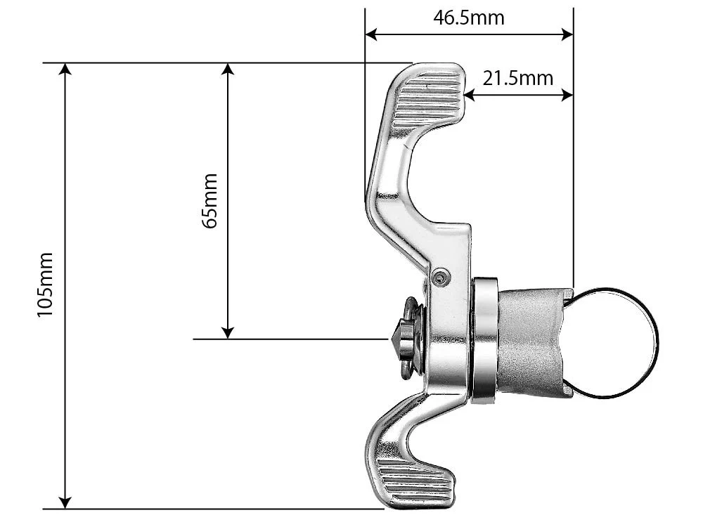 Dia Compe Ene Wing Shift Levers - Shimano/Campagnolo compatible - Image 4