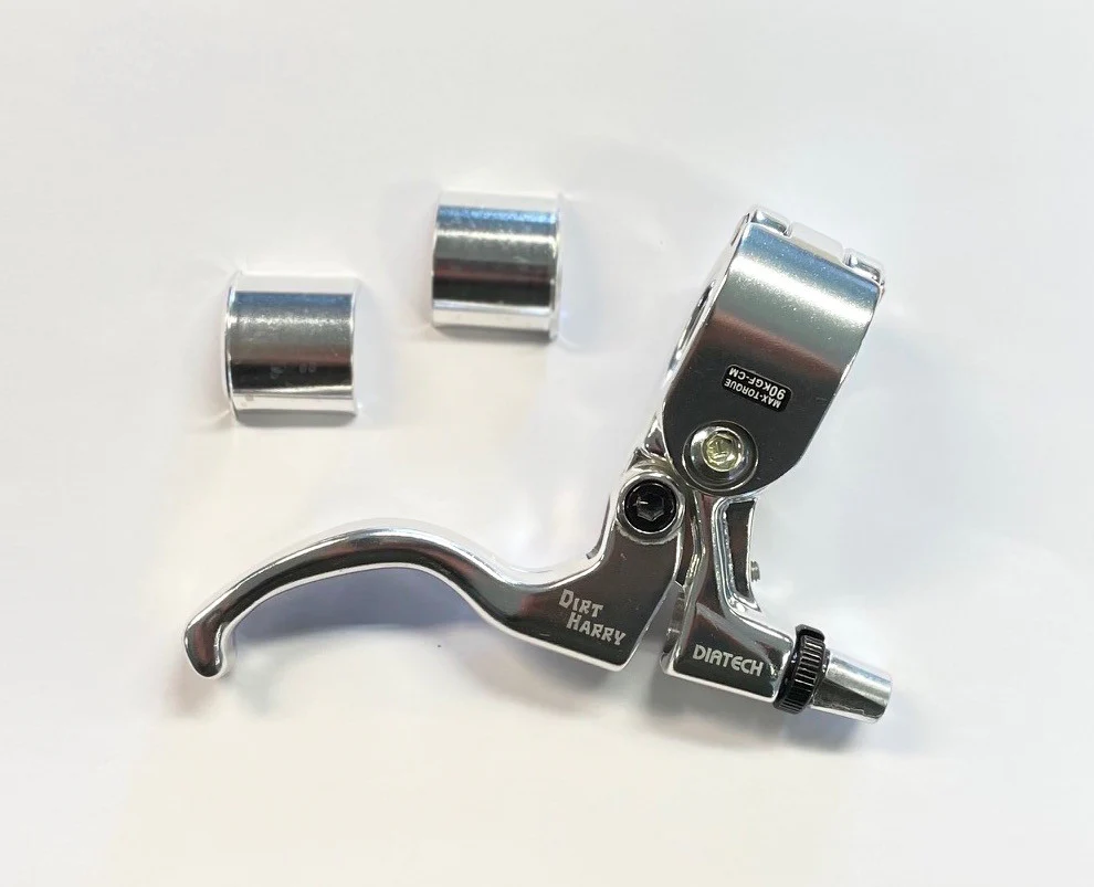 Dia Compe Tech 99 Dirt Harry Single Left Hand Brake Lever In All Silver