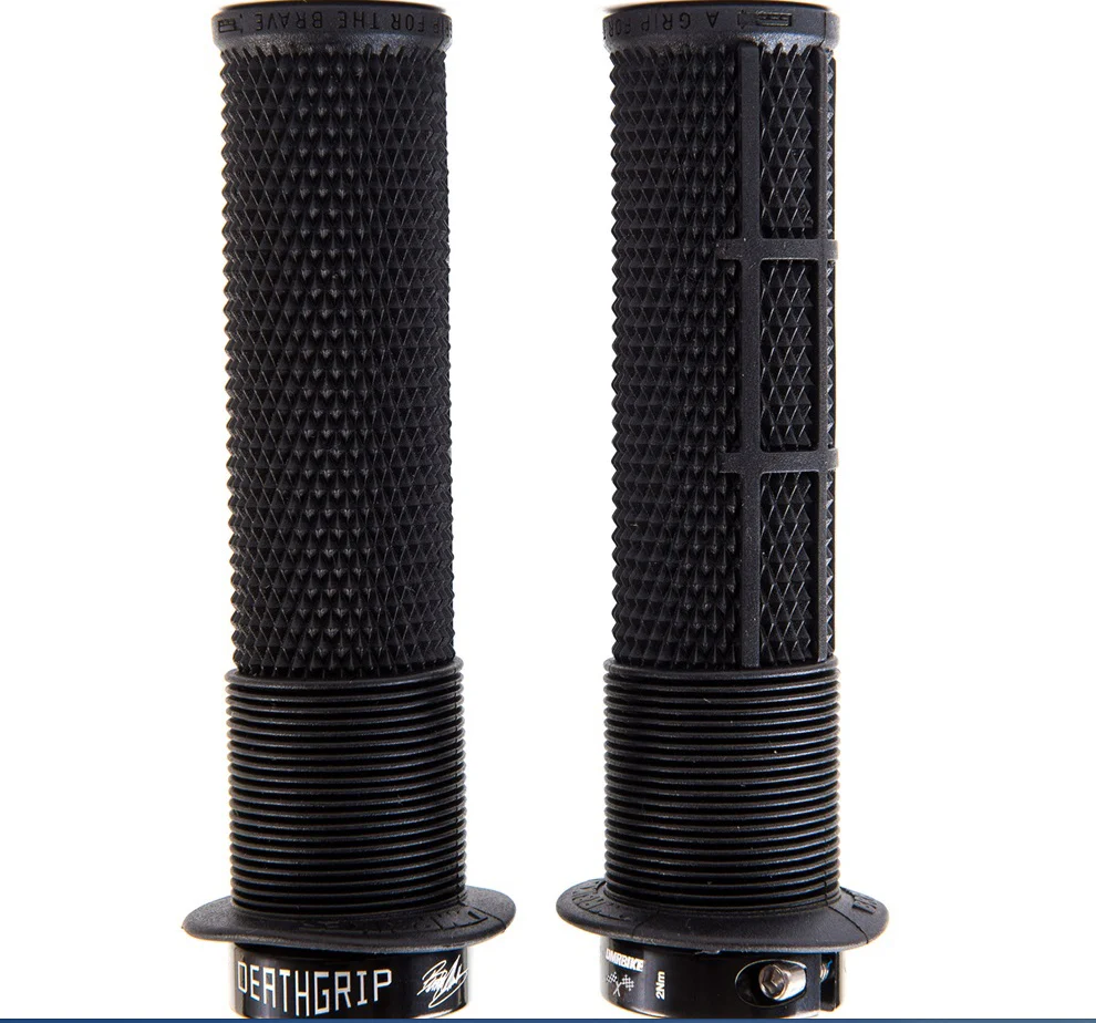 DMR Brendog Deathgrip Race Edition Handlebar Grips With Flange In Black For MTB BMX Downhill Trails - Image 3