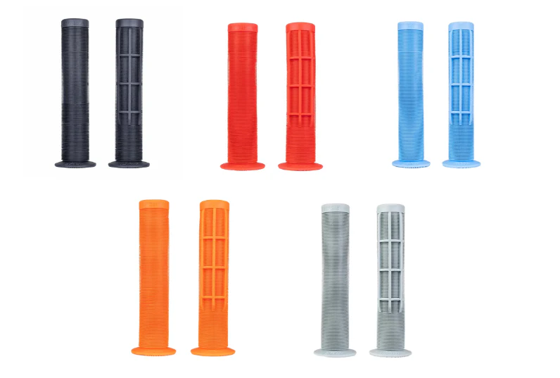DMR Grid Soft Flanged Mountain Bike BMX Handlebar Grips All Colours
