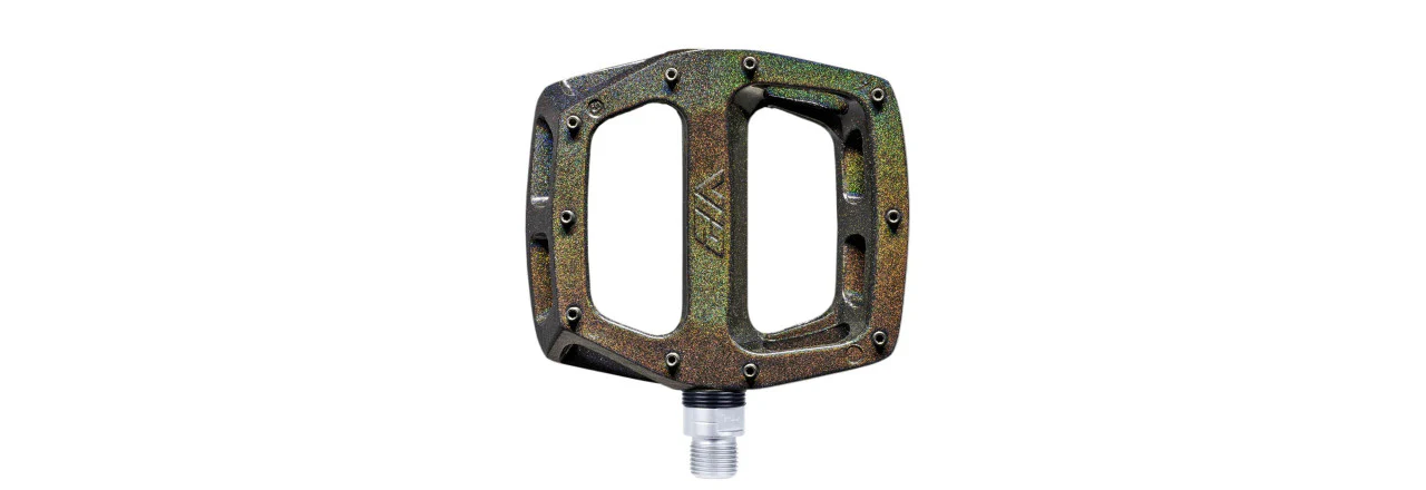 DMR V12 SE MTB Flat Pedals In The New Colour Space Galaxy - Image 5