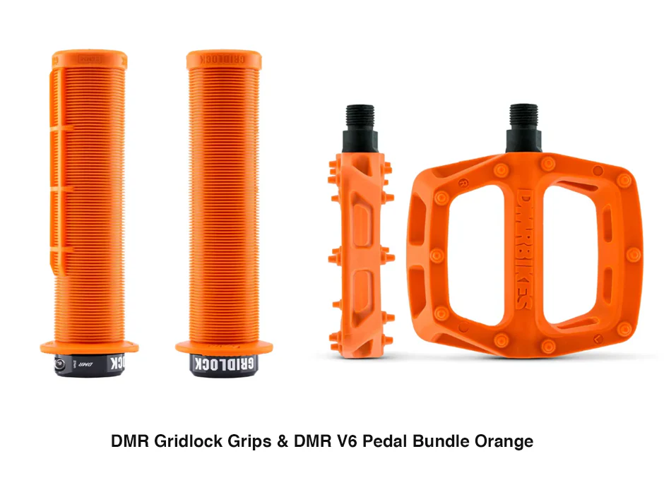 DMR Gridlock Grip MTB BMX DH Bundle & DMR V6 Pedals - Image 10