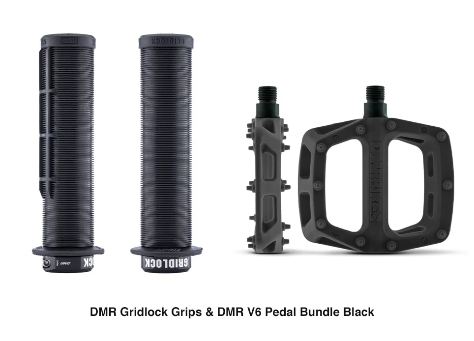 DMR Gridlock Grip MTB BMX DH Bundle & DMR V6 Pedals - Image 6