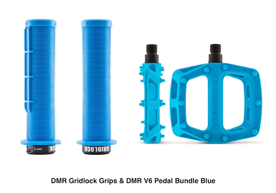 DMR Gridlock Grip MTB BMX DH Bundle & DMR V6 Pedals - Image 7