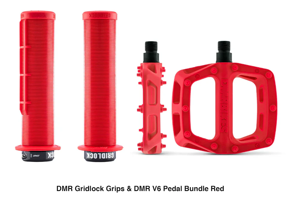 DMR Gridlock Grip MTB BMX DH Bundle & DMR V6 Pedals - Image 8