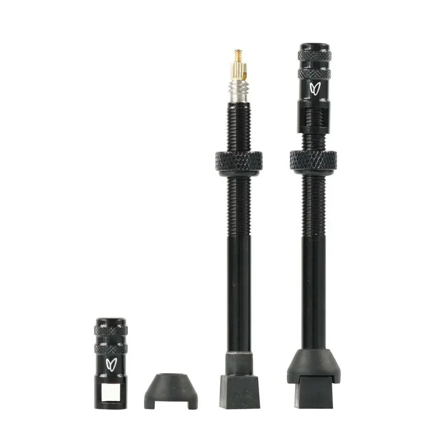 Effetto Caffelatex Tubeless Valve Pair Black or Silver All Sizes - Image 3