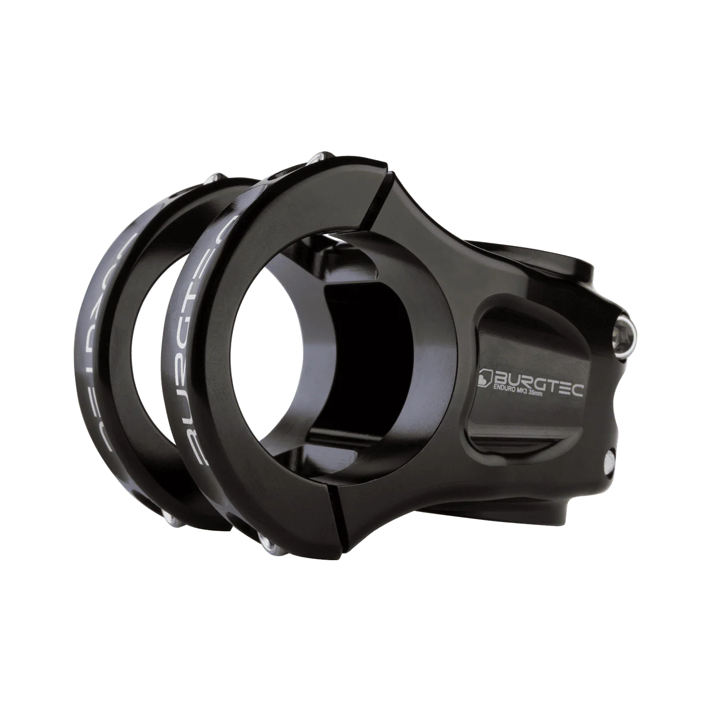 Burgtec Enduro MK3 31.8mm Clamp MTB Bike Stem In Burgtec Black