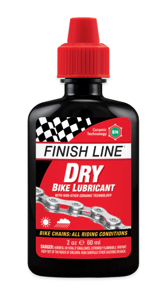 Finish Line Dry Chain Lube With Non Stick Ceramic Tech - Drip Bottle All Sizes - Image 5