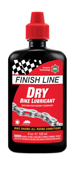 Finish Line Dry Chain Lube With Non Stick Ceramic Tech - Drip Bottle All Sizes - Image 6