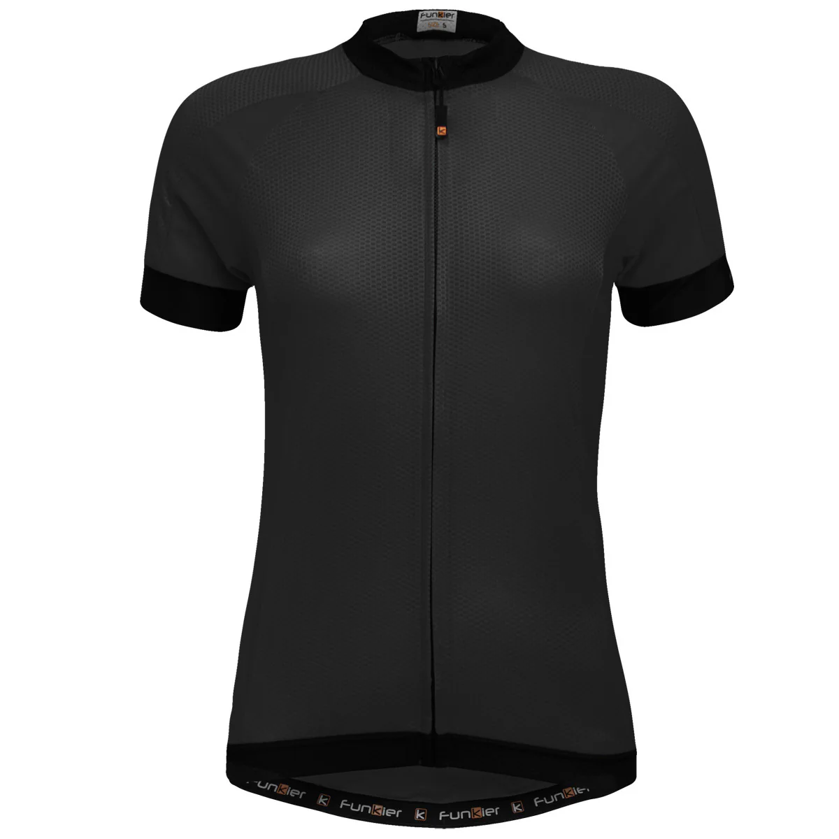 Funkier Ibera Ladies Active S/S Jersey in Black - Image 3