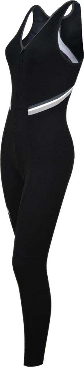 Funkier Thermesse S-981W-C12 Ladies Winter Single Strap Bib Tights in Black - Image 4