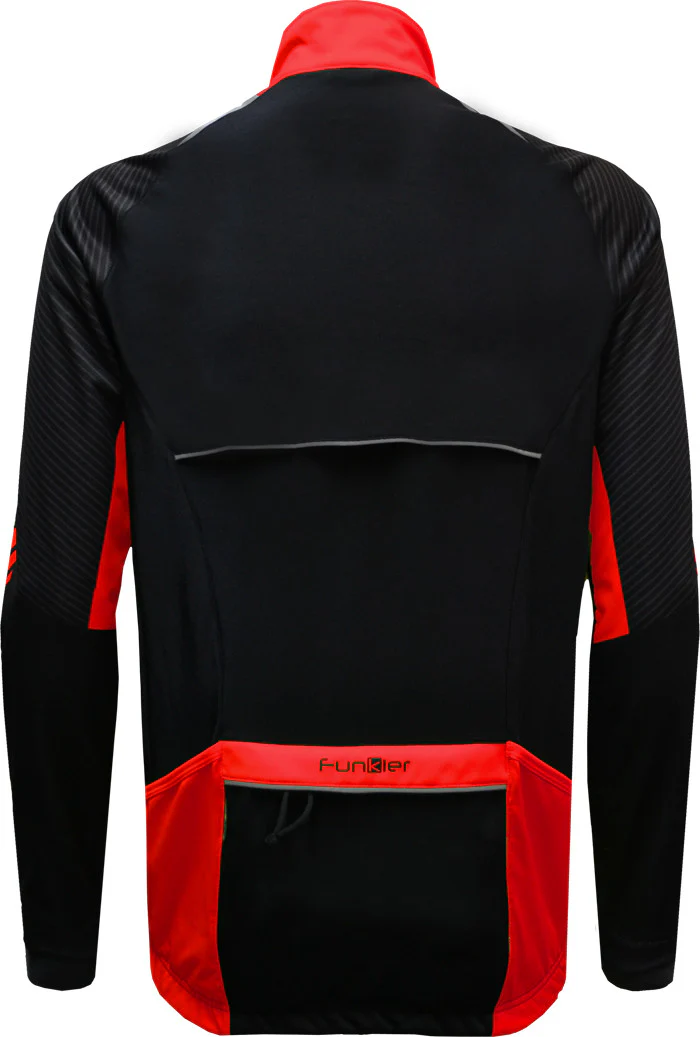 Funkier Tornado TPU Thermal Jacket Black/Red WJ-1326 - Image 2