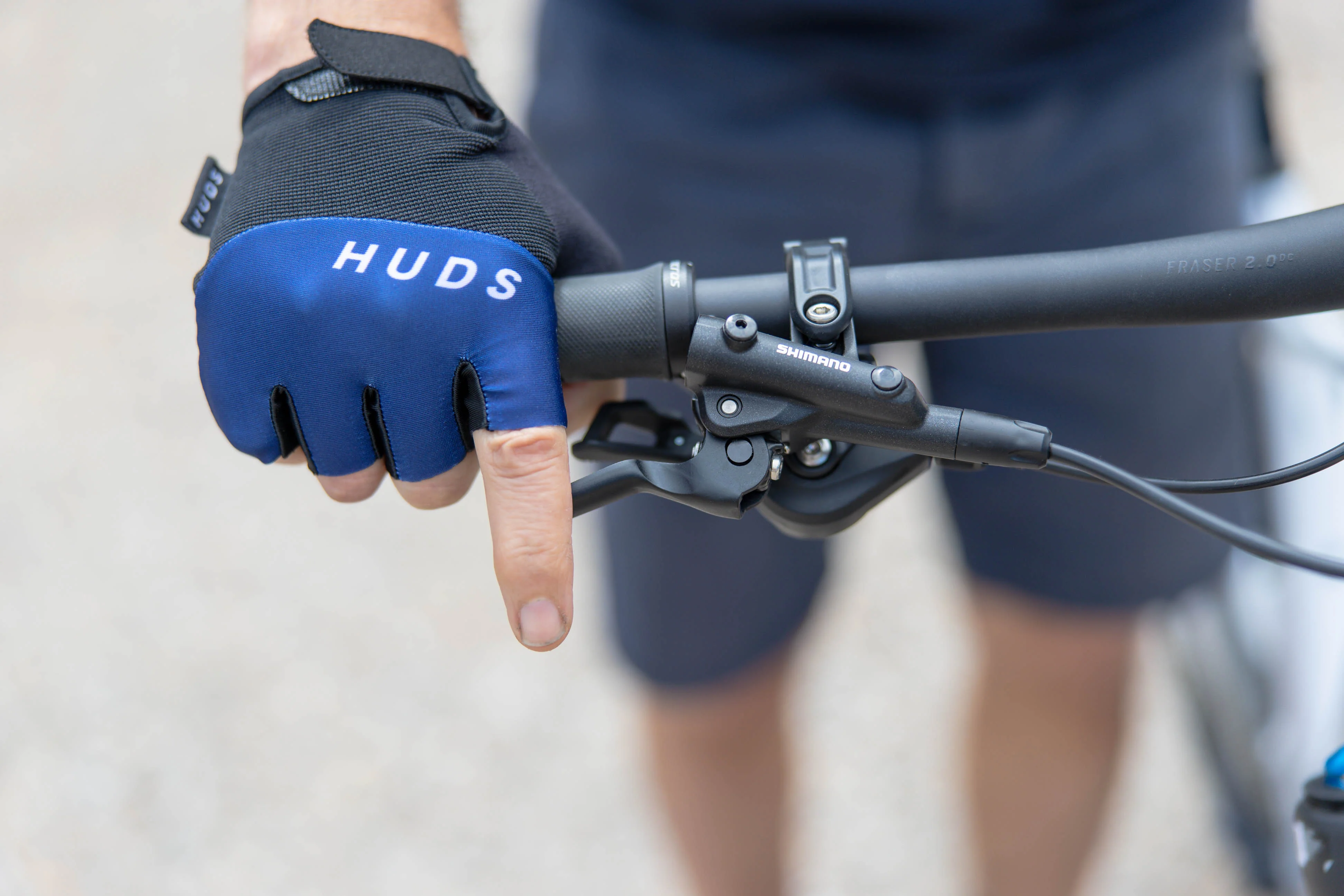 HUDS Fingerless Cycling Mitts Road Gravel and MTB - Image 18
