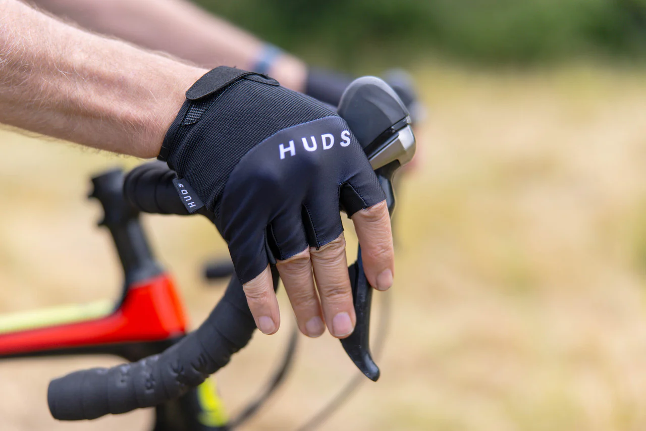 HUDS Fingerless Cycling Mitts Road Gravel and MTB - Image 4