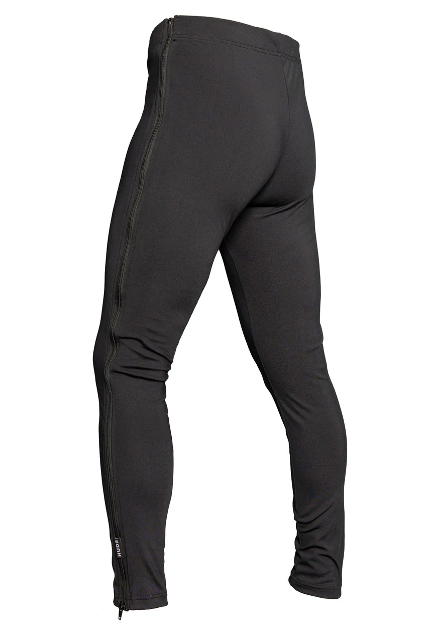 HUDS Full Length Zip Up Unisex Warm Up Cycling Tights CX / MTB / ROAD - Image 6