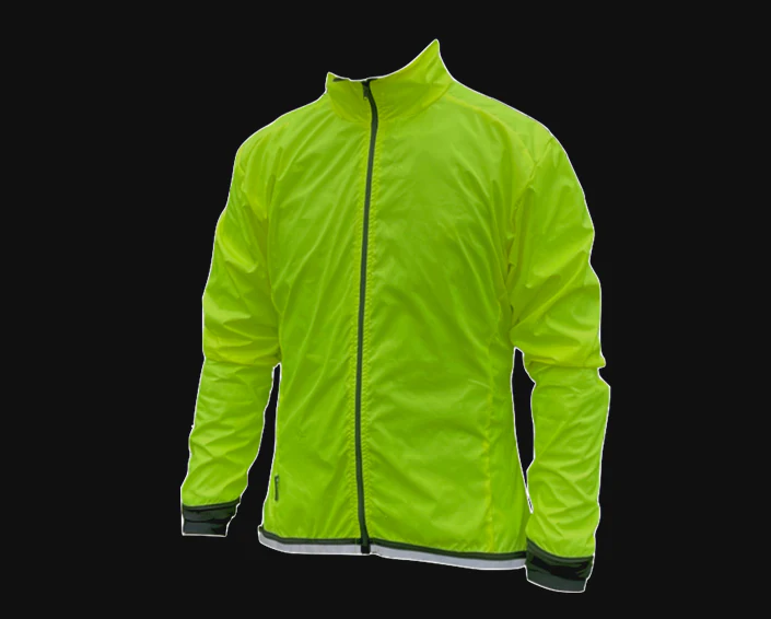 HUDS Super Waterproof Packable Lightweight Unisex Jacket 140g In Fluro Yellow - Image 3