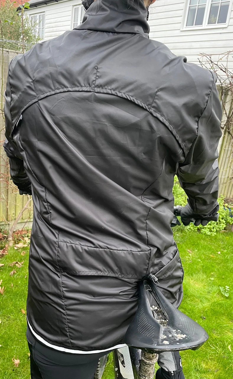 HUDS Super Waterproof Packable Lightweight Unisex Jacket 140g In Black - Image 6