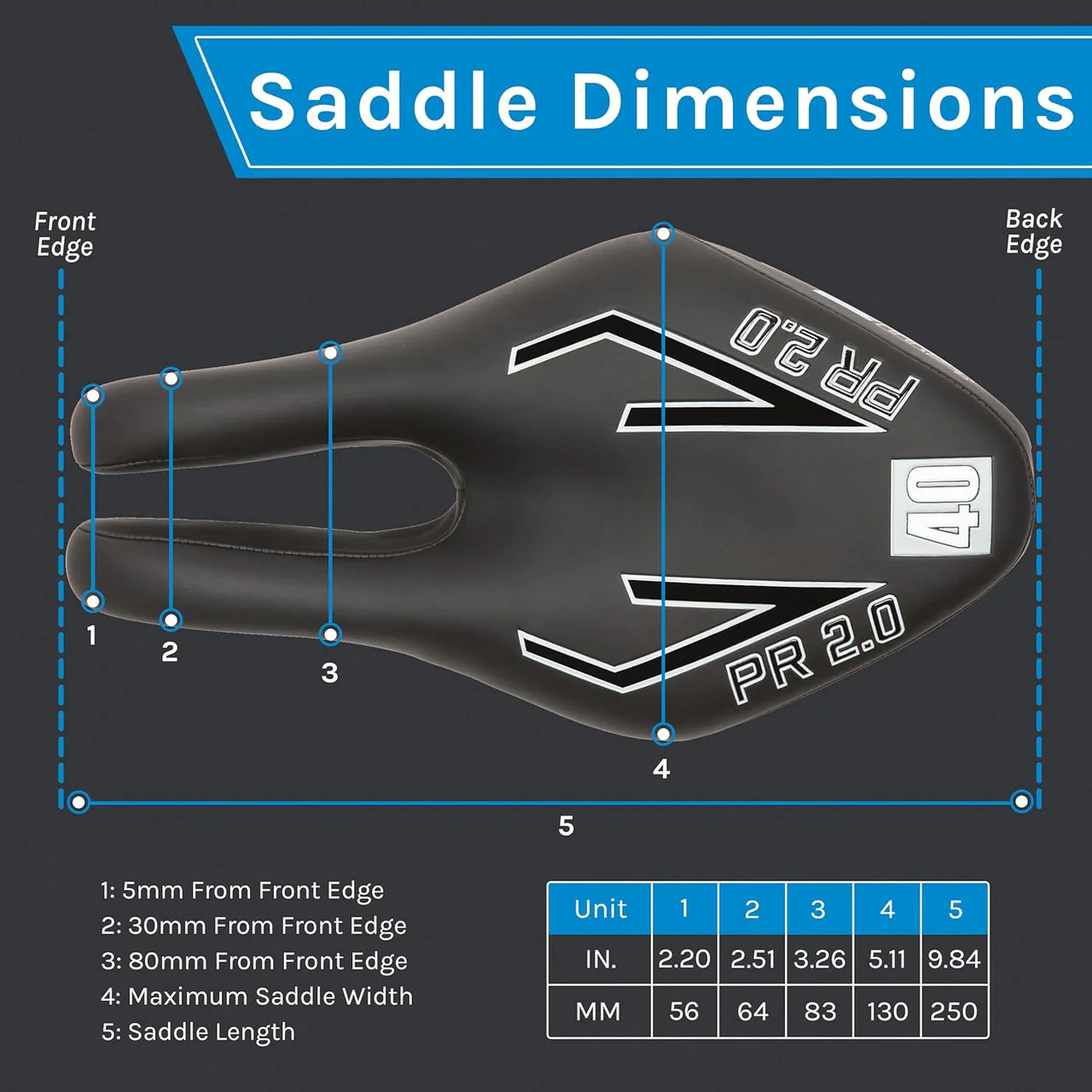 ISM PR 2.0 Road| Tri | Hybrid | MTB 40 Series Foam / Gel Bicycle Saddle - Image 4