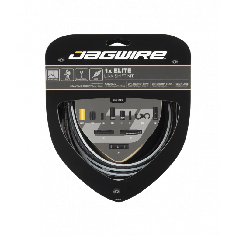 Jagwire Elite Link Shift Road MTB Gravel Cable Kit 1x - Image 3