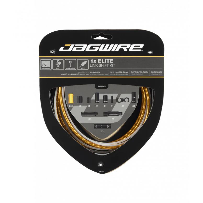 Jagwire Elite Link Shift Road MTB Gravel Cable Kit 1x - Image 4