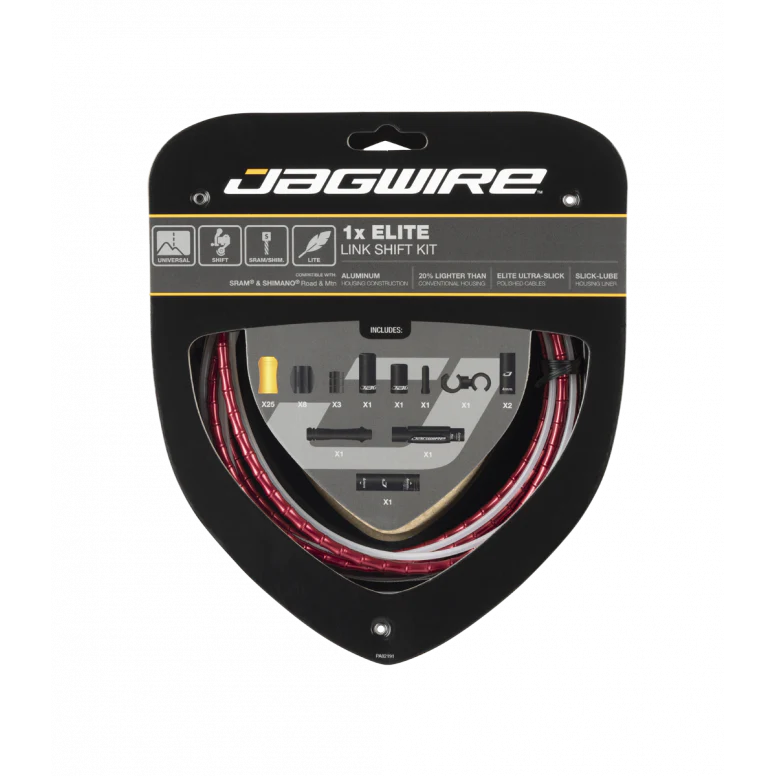Jagwire Elite Link Shift Road MTB Gravel Cable Kit 1x - Image 5