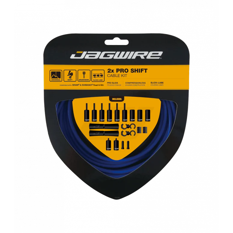 Jagwire Pro Shift Gravel Road MTB Cable Kit 2x