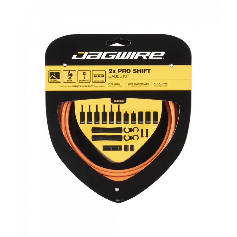 Jagwire Pro Shift Gravel Road MTB Cable Kit 2x - Image 5
