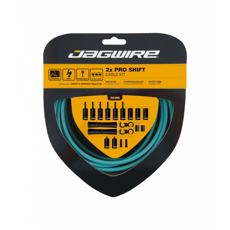 Jagwire Pro Shift Gravel Road MTB Cable Kit 2x - Image 6