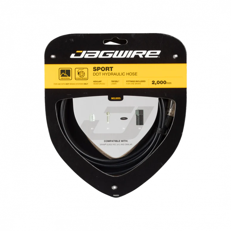 Jagwire Sport DOT Sram Hydraulic Brake Hose Kit In Black