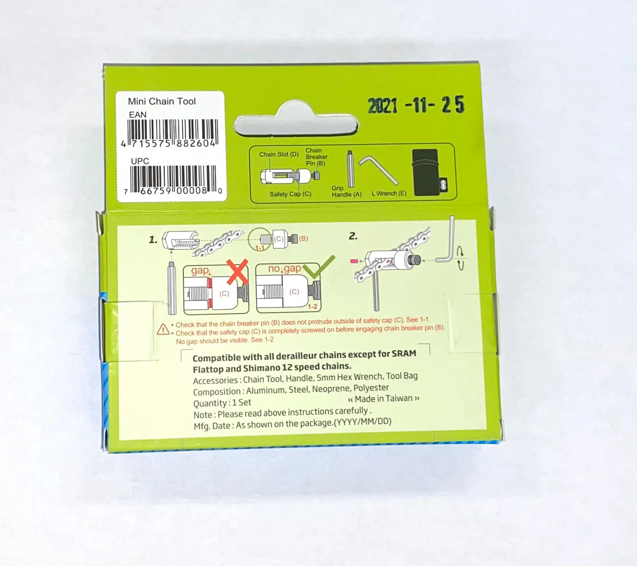 KMC Mini Multi Use Chain Tool Works With All Speeds Of Chain - Image 3