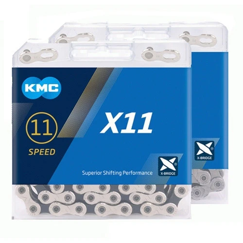 KMC X11 Chain 11Speed 114 Links Silver/Black