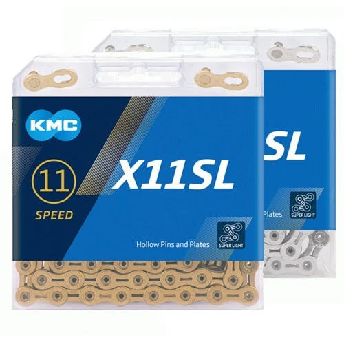 KMC X11SL 11 Speed Chain Gold 118 Links