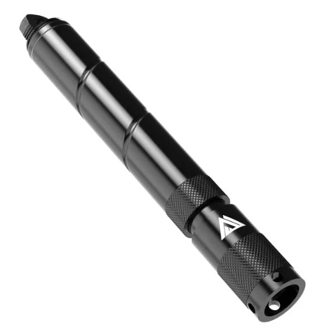 KOM Pro Tubeless Road MTB Tyre Repair Tool With C02 Inflator  & Valve Core Remover |  Black - Image 4