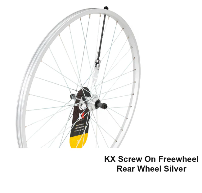 KX MTB 26" Singlewall Q/R Rim Brake Wheel Black Or Silver - Image 10