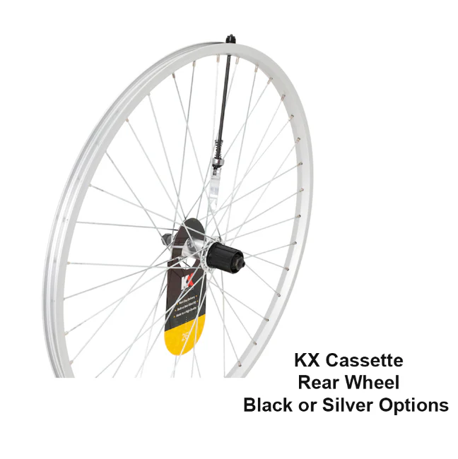 KX MTB 26" Singlewall Q/R Rim Brake Wheel Black Or Silver - Image 12