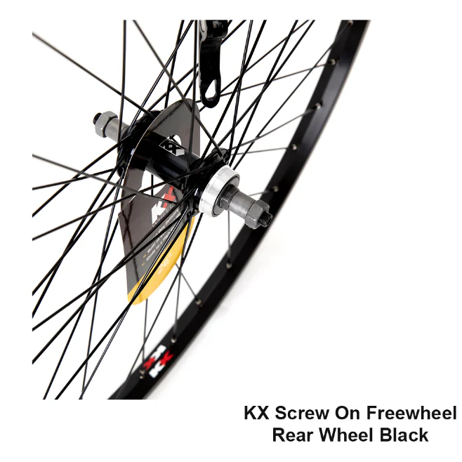 KX MTB 26" Singlewall Q/R Rim Brake Wheel Black Or Silver - Image 5