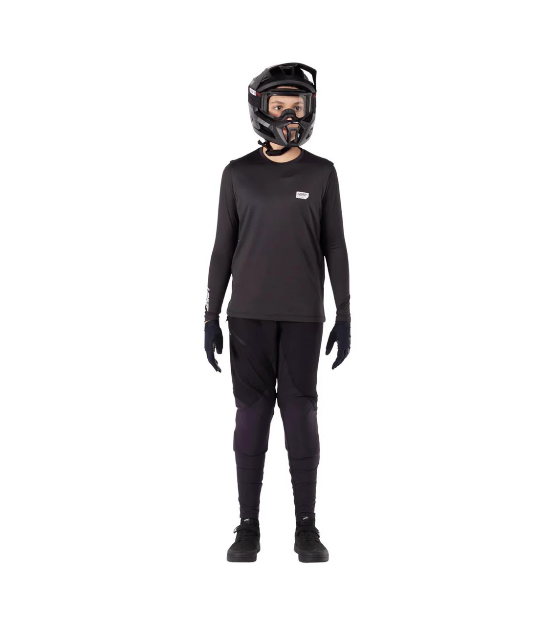 Leatt Junior MTB 1.0 Jersey & Trousers Ride Kit | Black - Image 2