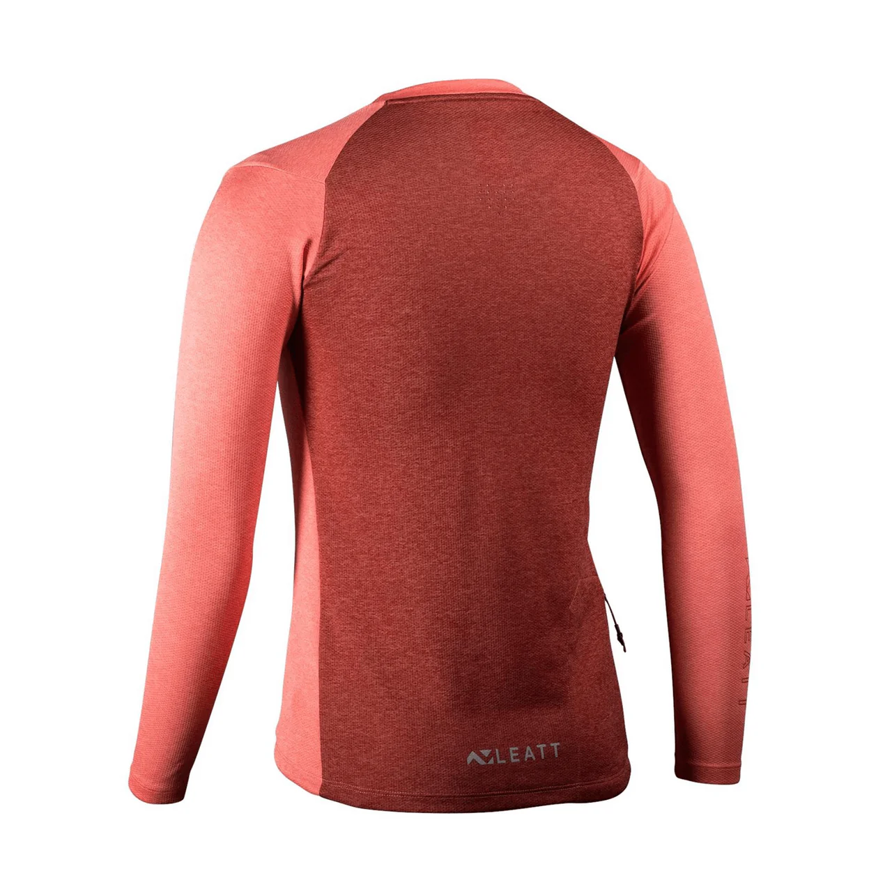 Leatt Women's Trail 3.0 MTB Long Sleeve Quick Dry Jersey | Coral - Image 2