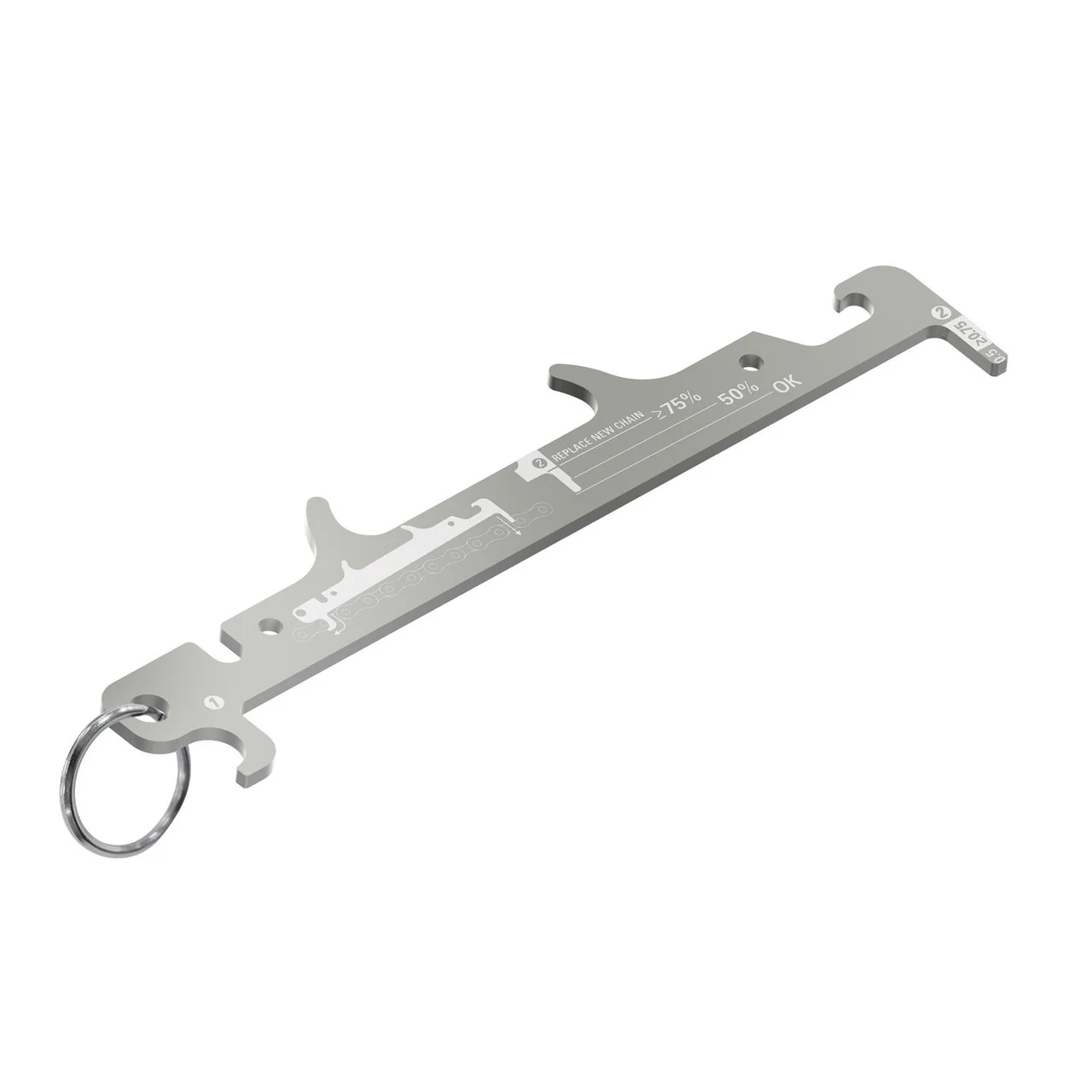 Lezyne Chain Gauge For 5-12 Speed Chains - With Integrated Bottle Opener - Image 3