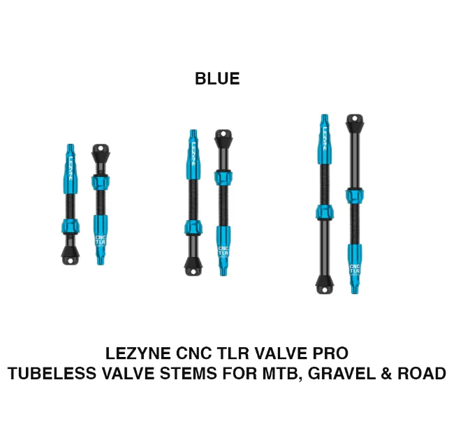 Lezyne CNC Tubeless Pro TLR Valves For Road, MTB , Gravel - Image 4