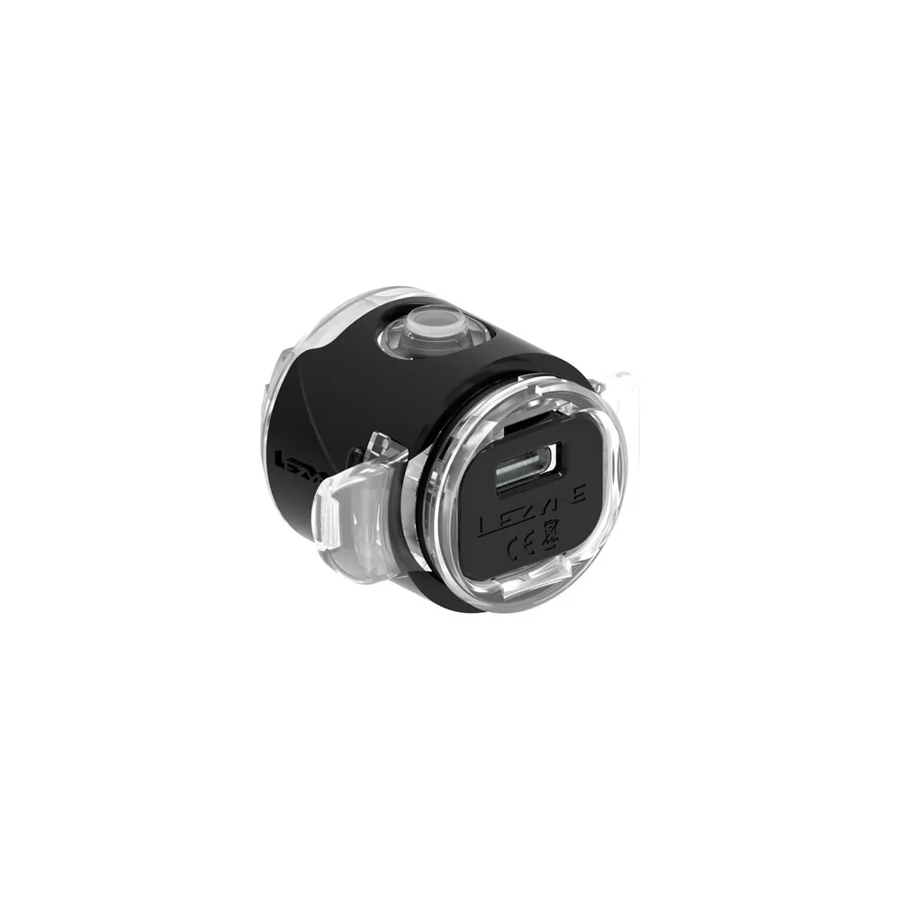 Lezyne Femto USB C Drive Front Bicycle Light In Black - Image 2
