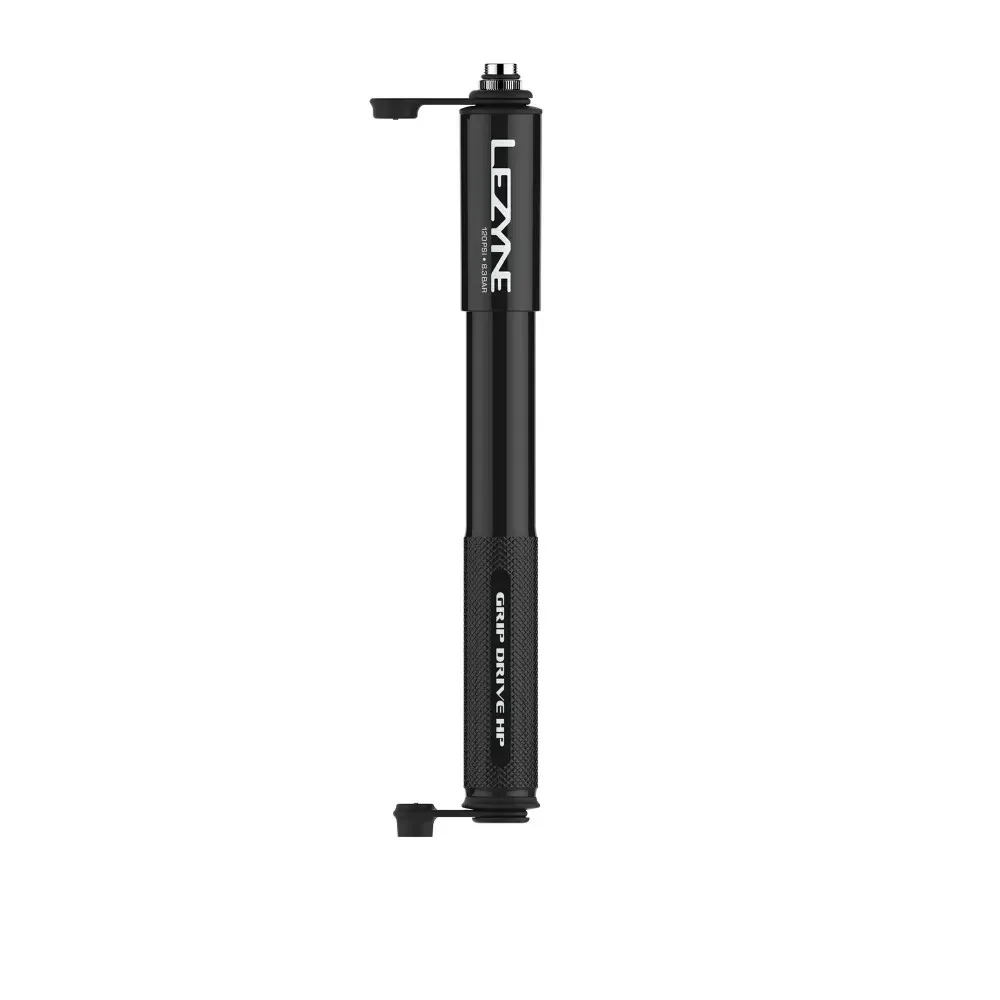 Lezyne Grip Drive High Pressure Dual Valve  Hand Pump In Black - Image 2
