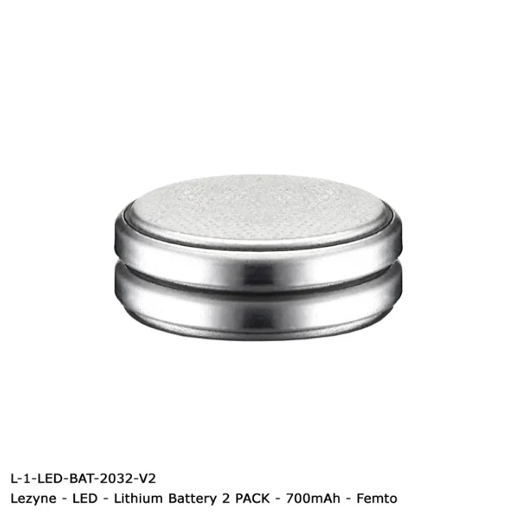 Lezyne LED Lithium Battery 2 Pack - 700mAh - CR2032 - Femto