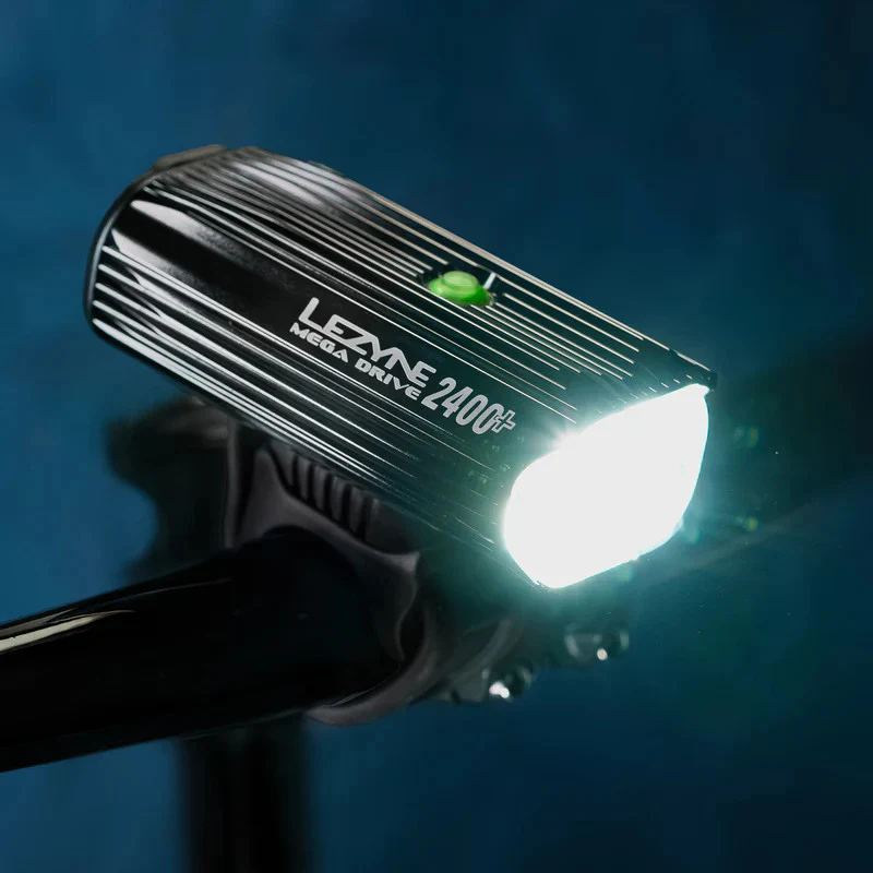 Lezyne Mega Drive 2400+ USB-C Charging Powerful Bicycle Front Light - Image 4