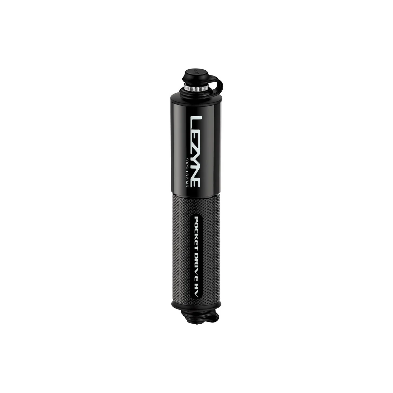 Lezyne Pocket Drive HV Compact Bicycle Hand Pump - Black - Image 3