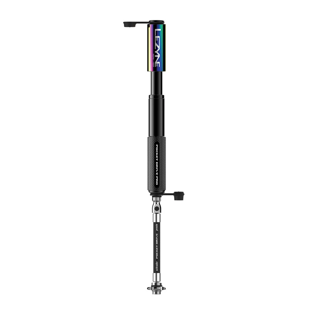 Lezyne Pocket Drive Pro Pump - Neo Metallic / Black - Image 2