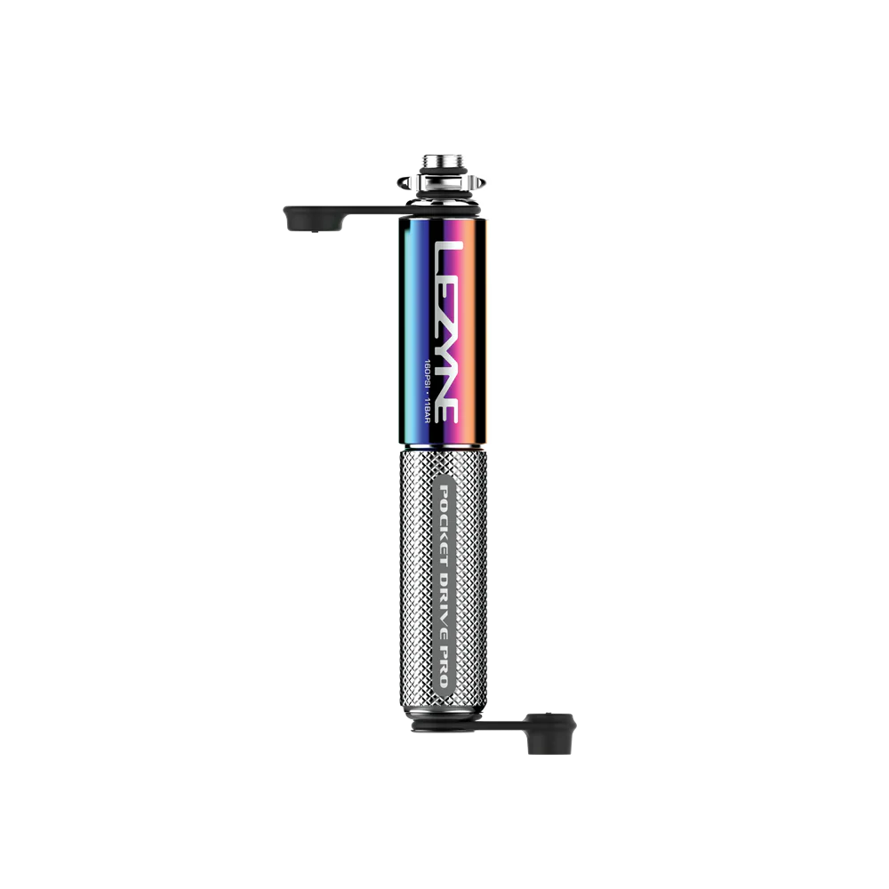 Lezyne Pocket Drive Pro Pump - Neo Metallic / Silver