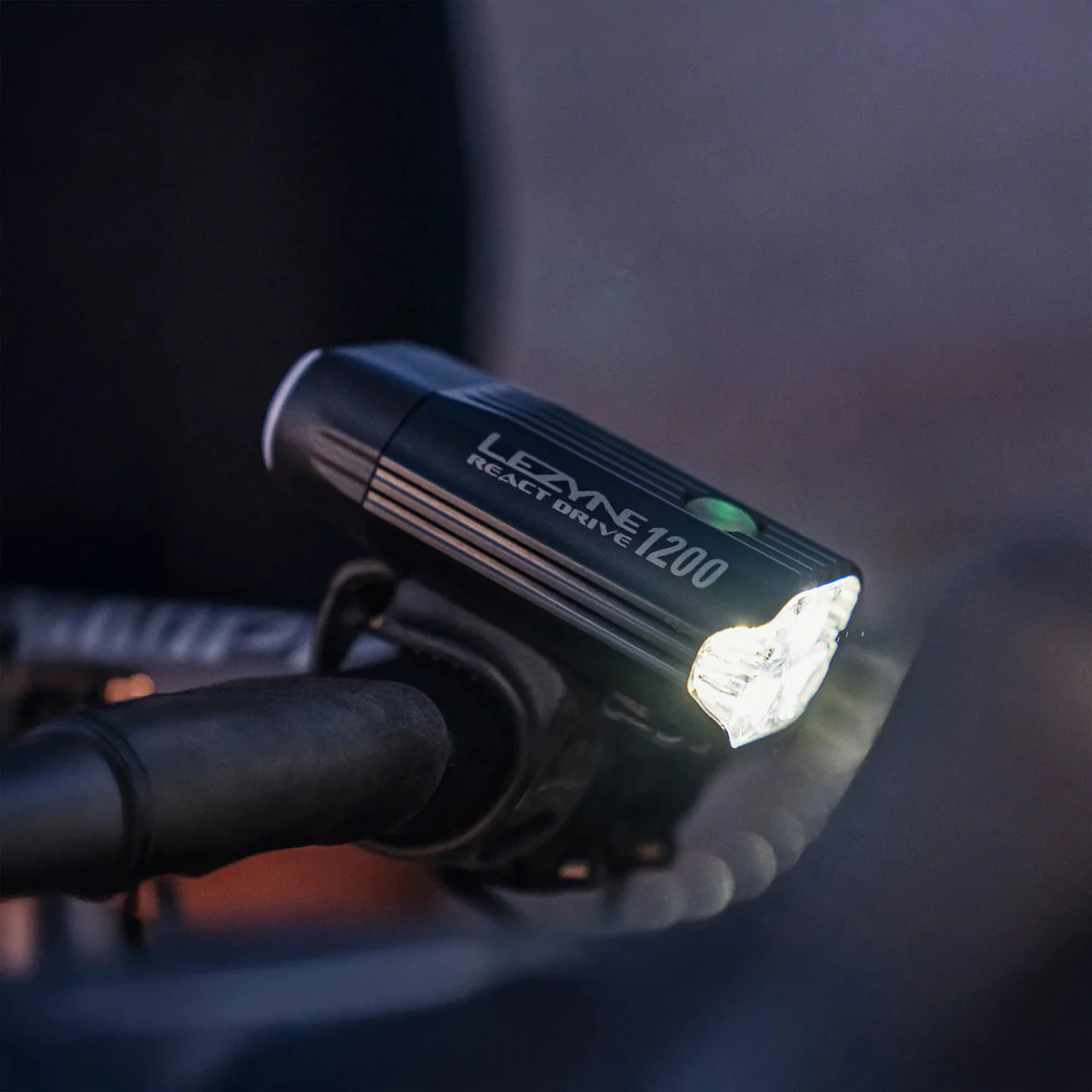 Lezyne React Drive LED Front Light Built In Rear-Facing Vehicle Alert Technology - Image 3
